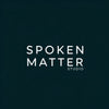 Spoken Matter logo on a black background